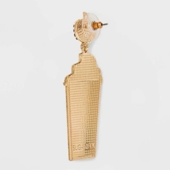 Sugarfix BaubleBar PSL Season, Drop Earrings Pumpkin Spice Latte Autumn Fall NEW - Picture 3 of 5